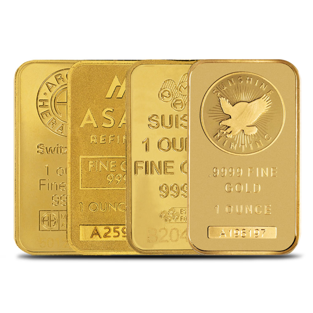 1 Oz Gold Bars