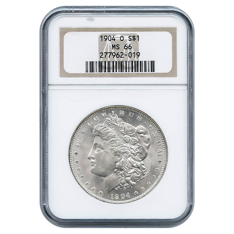 Slabbed Morgan Dollars