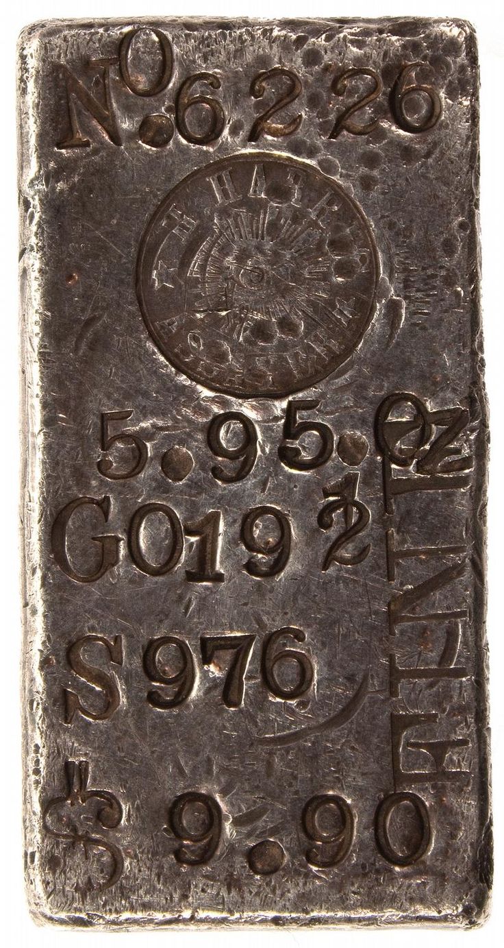 Vintage Silver Bars And Coins