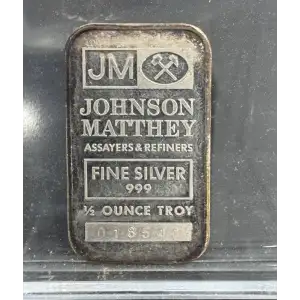 1/2 oz JM Johnson Matthey Silver Bars