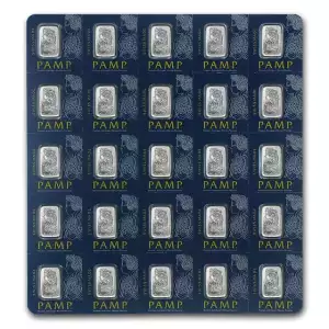 1 gram x 25 PAMP Platinum Multigram