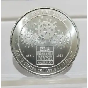 1 oz Envela Covid-19 Virus Silver Rounds (April 2020)