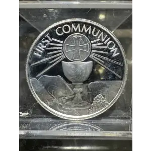 1 oz Silver First Communion Round