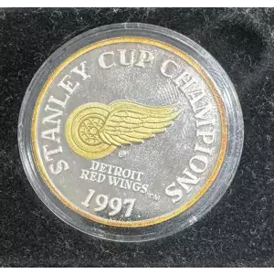 1 oz Silver Round - Detroit Red Wings (1997) (2)
