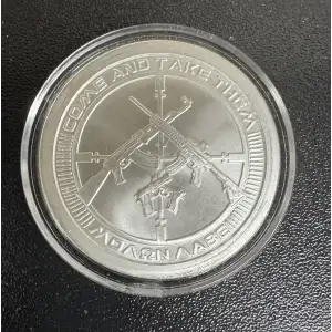 1 oz Silver Round - Molon Labe (Come and Take Them)