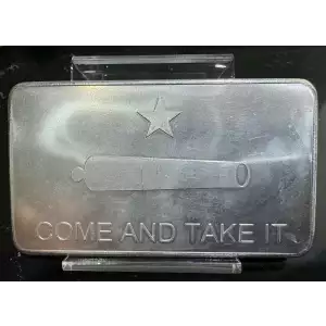10 oz Silver Bar - Come and Take it 
