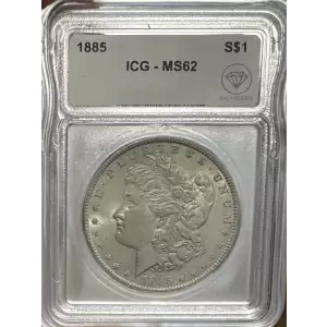 1885 Morgan Dollar ICG MS62 IDC Verified (2)