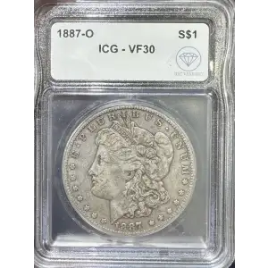 1887-O Morgan Dollar ICG VF30 IDC Verified