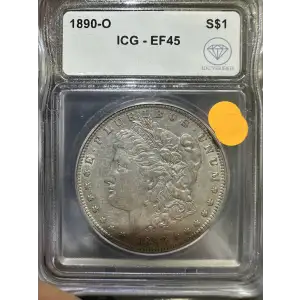 1890-O Morgan Dollar ICG EF45 IDC Verified