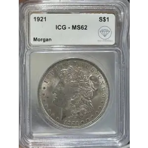 1921 Morgan Dollar ICG MS62 IDC Verified