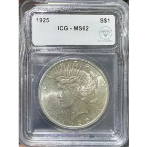 1925 Peace Silver Dollar ICG MS62 IDC Verified (2)