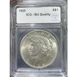 1925 Peace Silver Dollar ICG MS63 IDC Verified