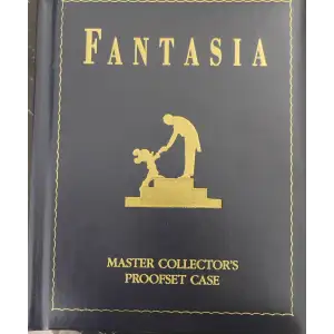 1990 Vol 2 Disney Fantasia Master Collectors 7 Round Gold Proof Set (1/4oz each)