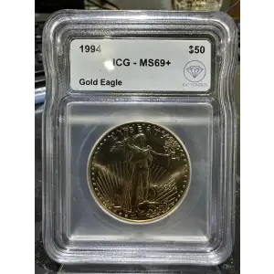 1994 IDC Verified $50 American Gold Eagle ICG MS69+ (Plus)