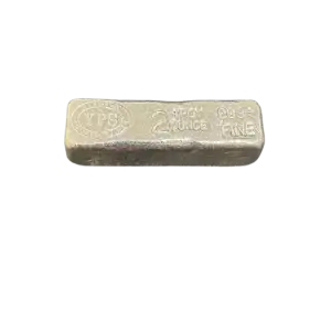 2 oz Poured Silver Bar - Yeager's Poured Silver