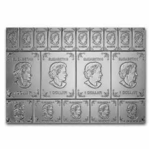 2 oz Silver Bar - 2021 Royal Canadian Mint Maple Flex Bar