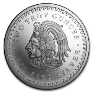 2 oz Silver Round - Aztec Calendar