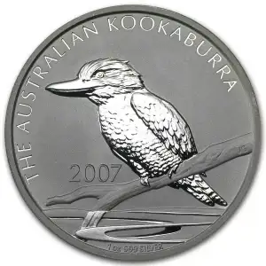 2007 Australia 1 oz Silver Kookaburra