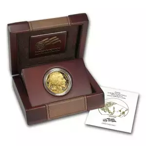 2008-W 1 oz Proof American Gold Buffalo Coin (Box + CoA)