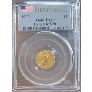 2009 $5 Gold Eagle First Strike