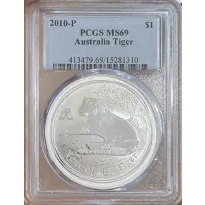 2010-P $1 Year of the Tiger Ag