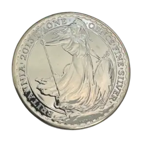 2013 1 oz British Silver Britannia Coin (Better Date) (2)