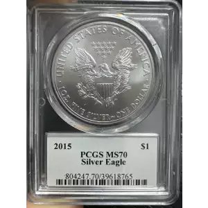 2015 $1 Silver Eagle Thomas Cleveland Arrows