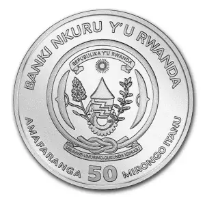 2016 Rwanda 1 oz Silver African Meerkat