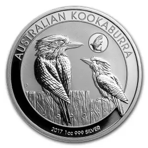 2017 Australia 1 oz Silver Kookaburra BU (Shark Privy) (2)
