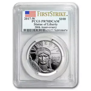 2017-W 1oz Platinum Eagle PCGS PR70 DCAM First Strike