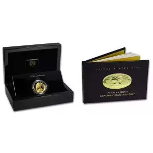 2017-W Proof American Gold Liberty High Relief 225th Anniversary (Box and COA)
