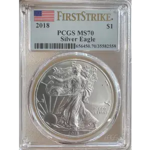 2018 $1 Silver Eagle First Strike