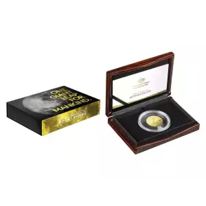 2019 AUS 1 oz Gold $100 Apollo 11 Moon Landing Domed Proof (Box and COA) (5)