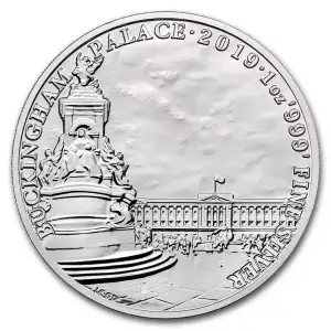 2019 GB 1 oz Silver Landmarks Buckingham Palace (2)