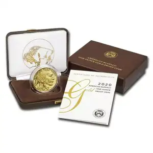 2020-W 1 oz Proof American Gold Buffalo Coin (Box + CoA)