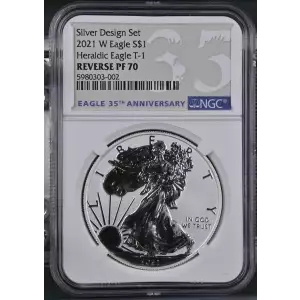 2021 W Heraldic Eagle T-1 Silver Design Set (2)