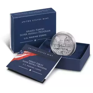 2022 1 oz Armed Forces Silver Medal - U.S. Marine Corps