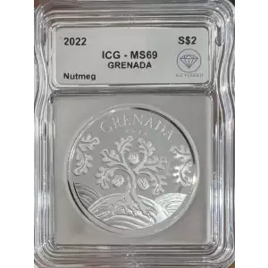2022 Grenada Nutmeg ICG MS69 IDC Verified (2)