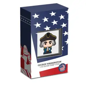 2022 Mount George Washington 1-oz Silver Chibi