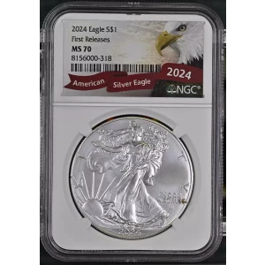 2024 American Silver Eagle NGC MS70 First Releases (2)