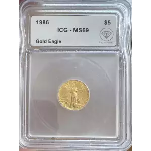 $5 American Gold Eagle 1/10 oz