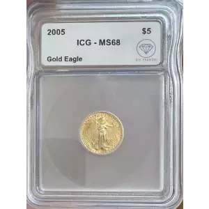 $5 American Gold Eagle 1/10 oz