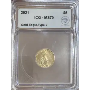 $5 American Gold Eagle 1/10 oz