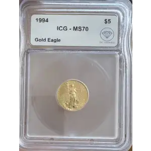 $5 American Gold Eagle 1/10 oz