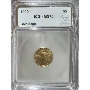 $5 American Gold Eagle 1/10 oz