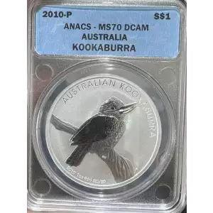 ANACS AUSTRALIA KOOKABURRA MS70 DCAM