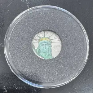 Any Year 1/10 oz American Platinum Eagle Coin (Colorized)