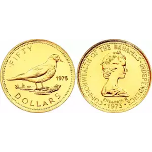 Bahamas 50 Dollars (Tobacco Bird)