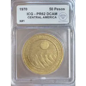 Central America Gold 50 Peso