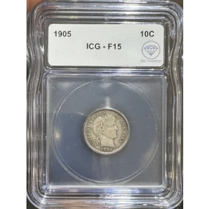 Dimes---Barber 1892-1916 -Silver- 1 Dime